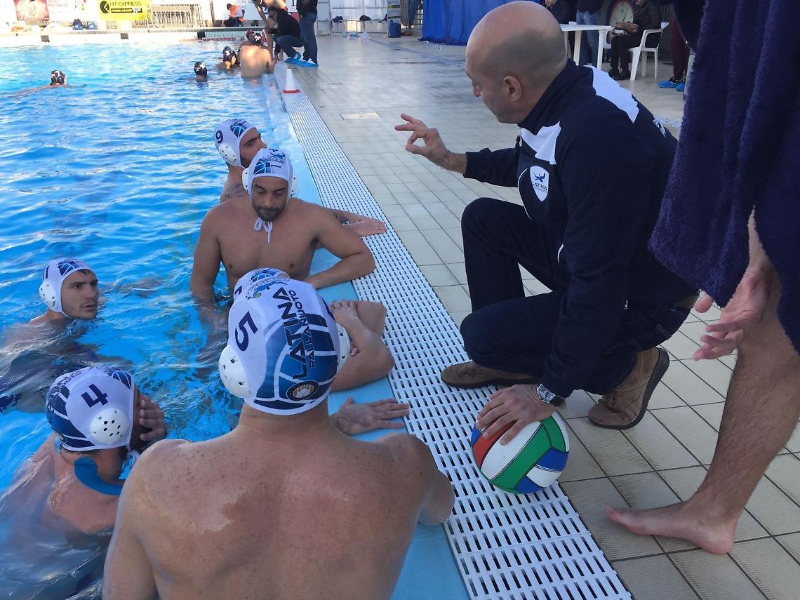 Un time out della Latina Pallanuoto