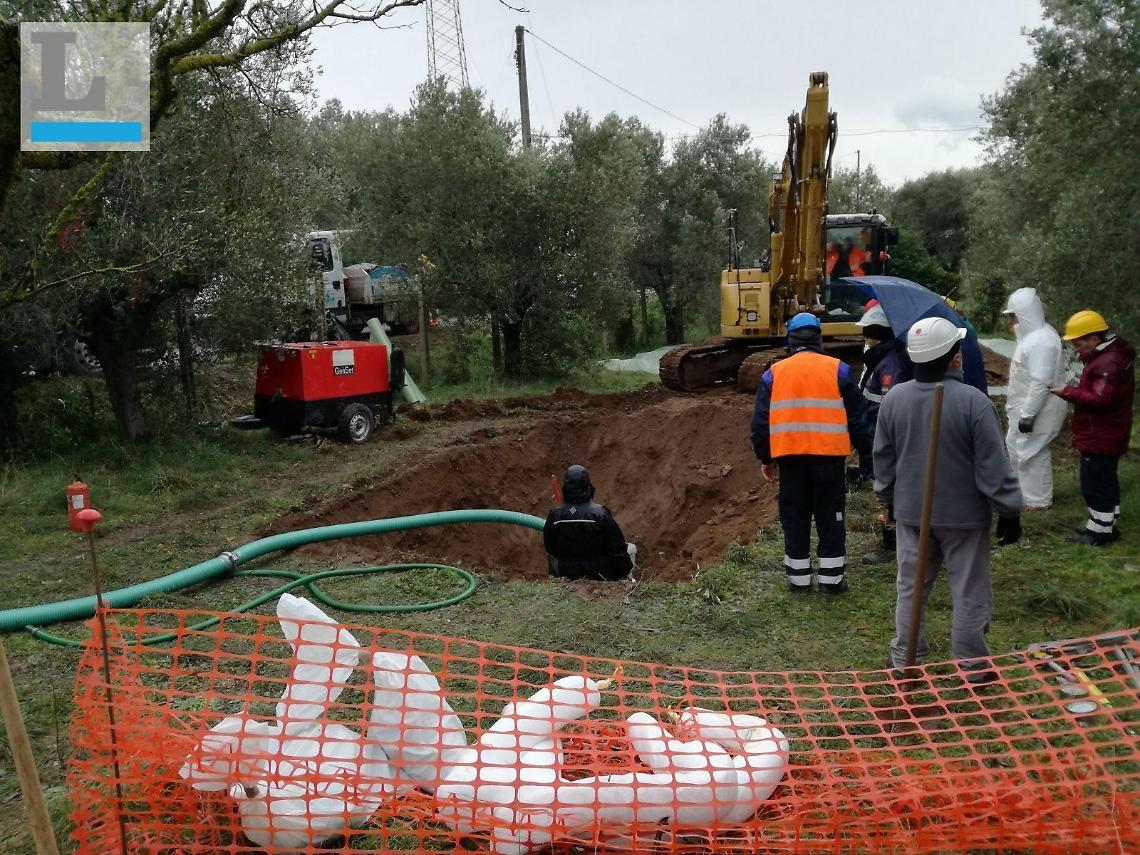 Gasdotto Aprilia traversa via Apriliana gasolio