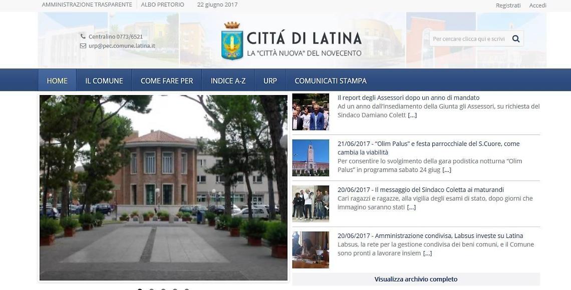 Sito web istituzionale, il Comune sempre pi&ugrave; accessibile