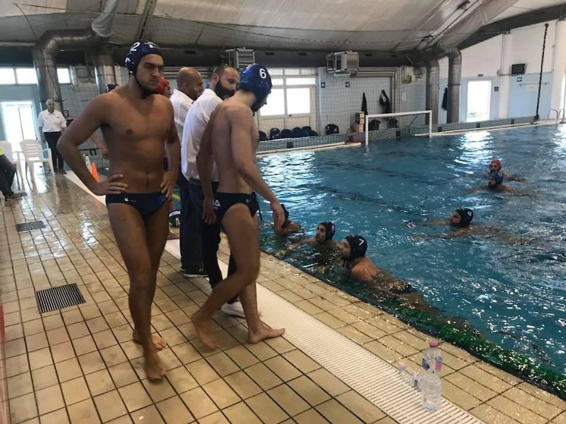Un momento del match contro l'Arechi