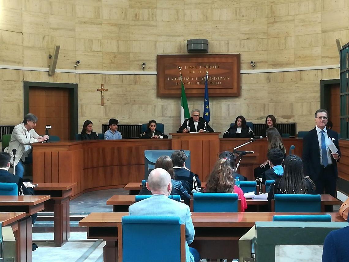 Legalit&agrave;, gli studenti in Tribunale per un processo simulato
