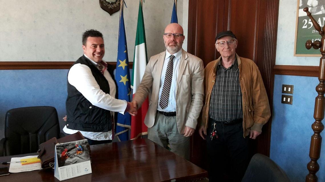 Gli esponenti della Lega a colloquio col commissario