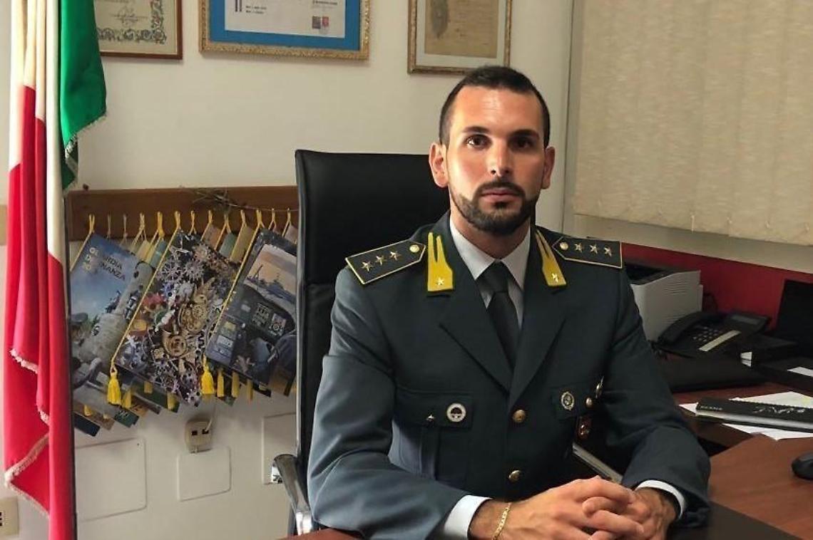 Alessandro Salvatore, comandante Compagnia Guardia di Finanza di Terracina