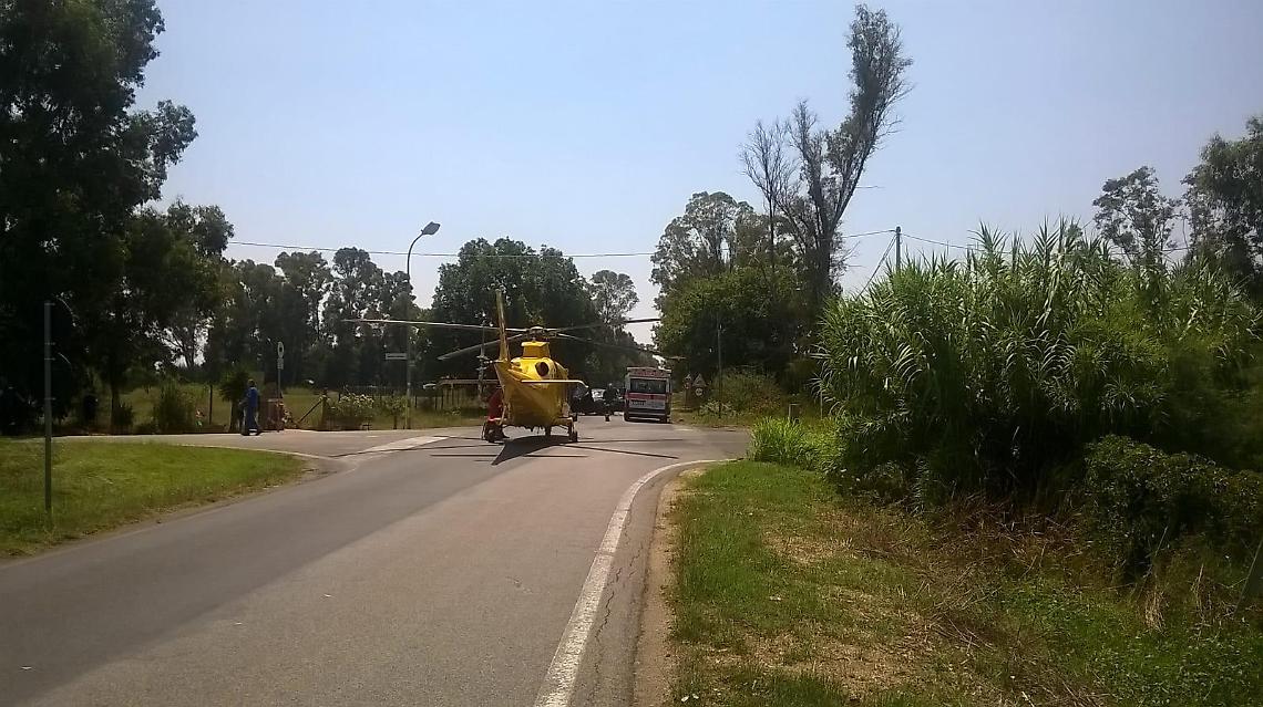 Incidente in via del Piano Rosso: sette feriti, gravissima una donna