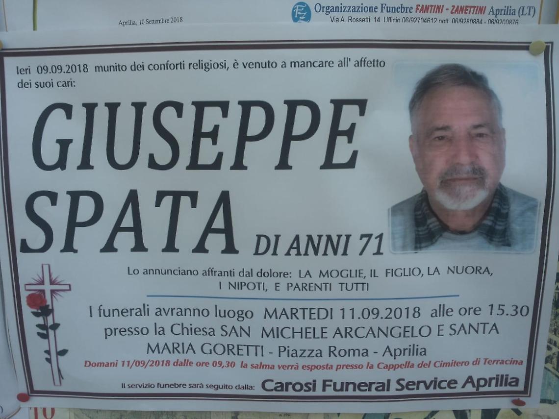 Morto dopo un malore alla gara di pesca, domani i funerali di Giuseppe Spata