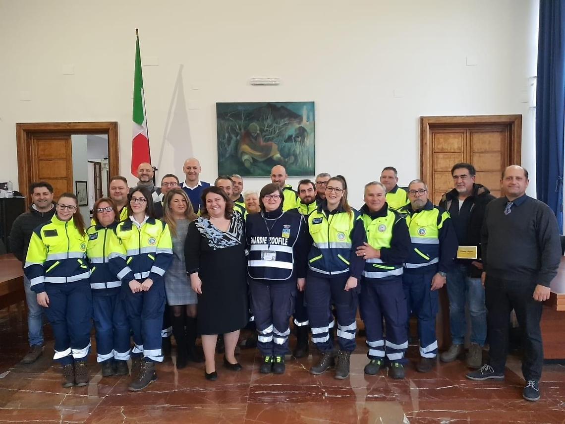 Sabaudia, premiati i volontari della protezione civile del Comune