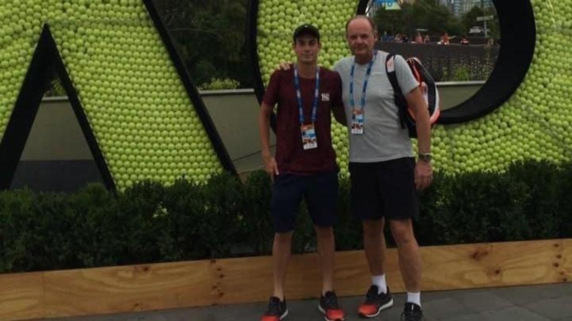 Tutto pronto per l'esordio agli Australian Open Junior di Giulio Zeppieri
