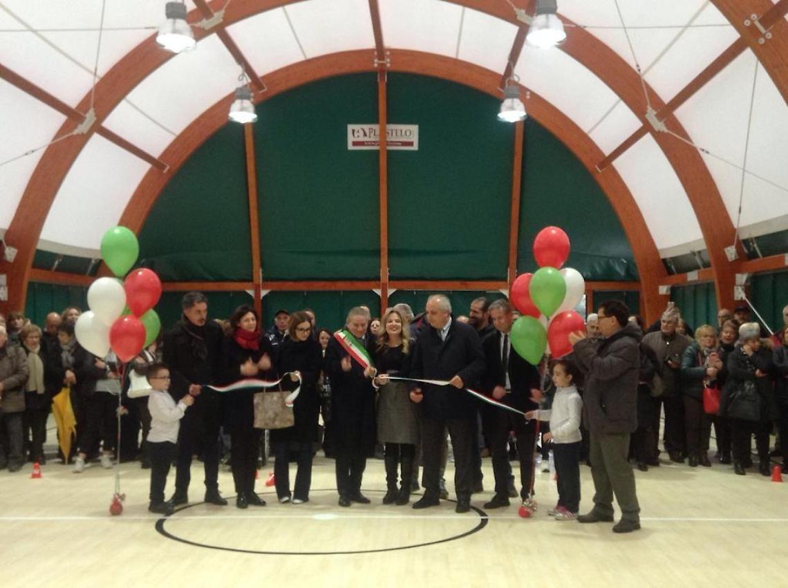 Inaugurata la palestra della scuola di Sermoneta Scalo