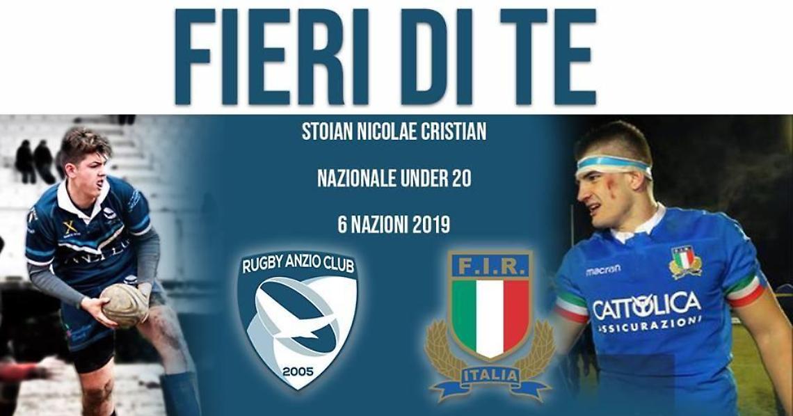 Rugby Club Anzio in festa per le convocazioni di Cristian Stoian