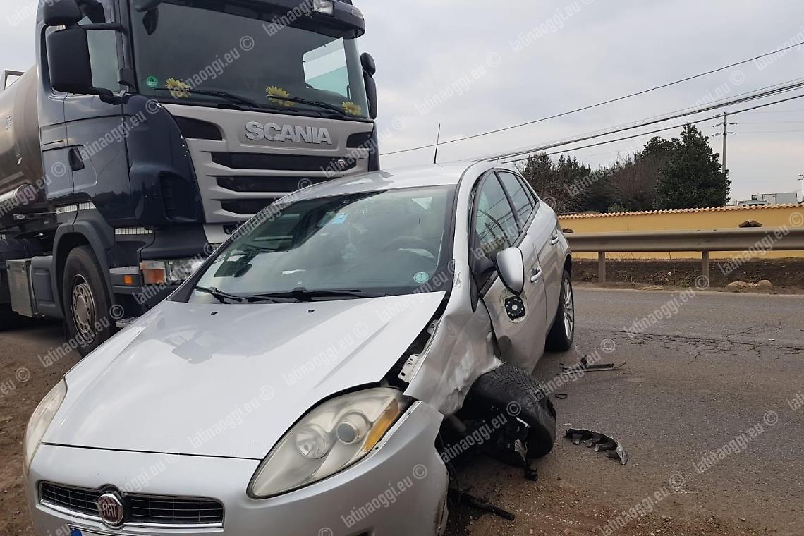 Frontale sulla Monti Lepini, due feriti in codice giallo