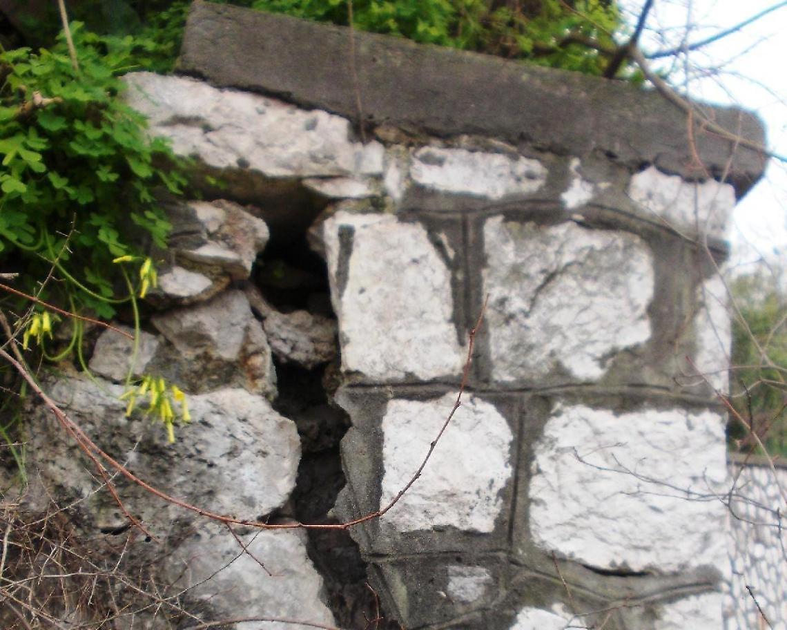 L'antica cisterna di Tremensuoli  rischia di crollare