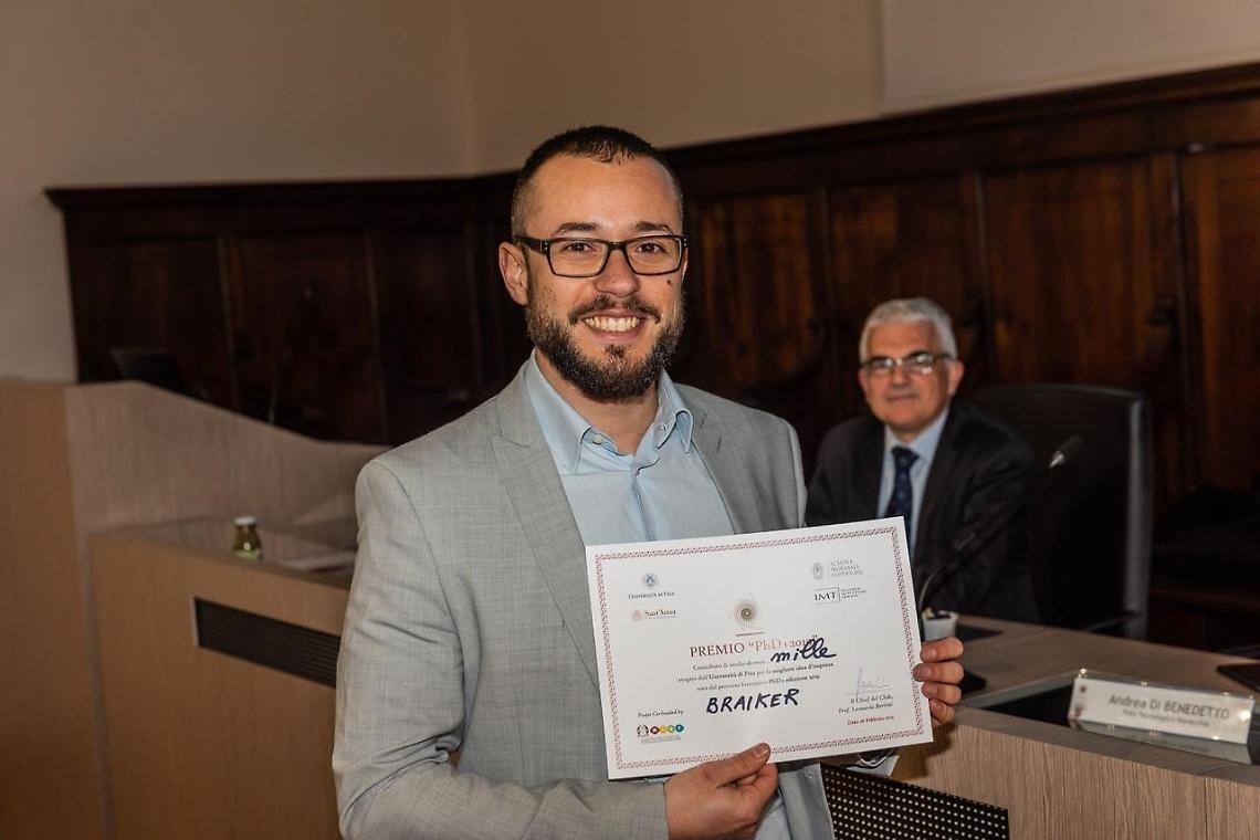 Un ricercatore pontino premiato a Pisa