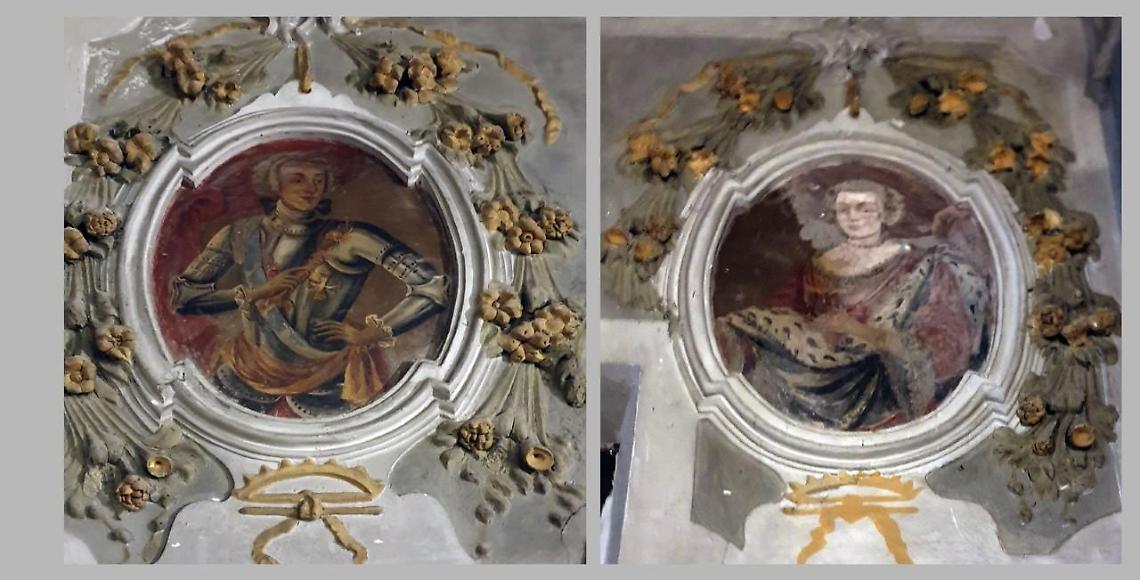 Scoperti due quadri con i reali Borbone nella Chiesa di Santa Maria dei Martiri