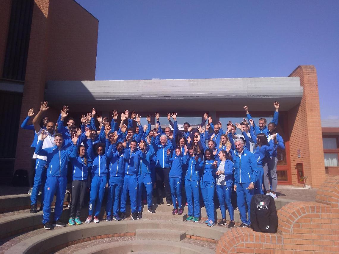 La Nazionale di velocità in raduno al Centro di Preparazione Olimpica