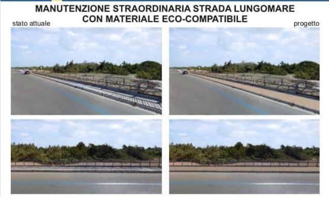 La passerella sul lungomare delle dune sarà eco-sostenibile e ciclopedonale