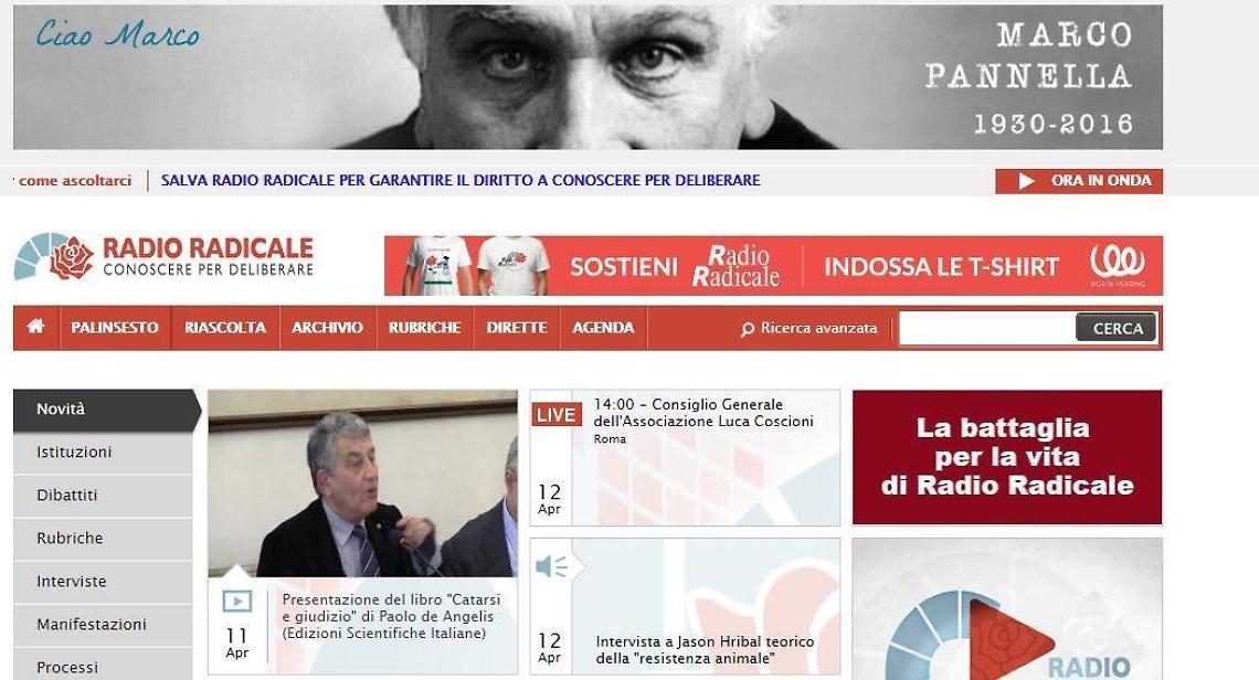 Taglio fondi pubblici a Radio Radicale, mozione di Abc per dire