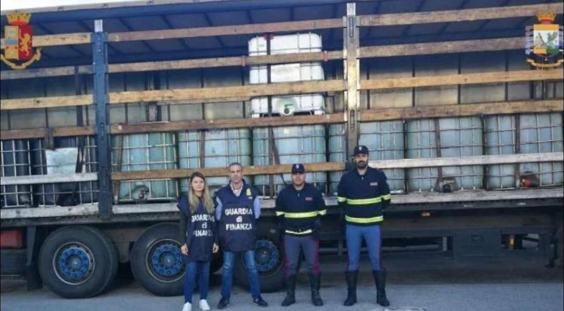 Maxi sequestro di gasolio sul camion diretto ad Aprilia