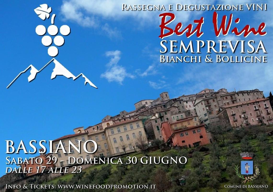 Per due giorni Bassiano diventa la capitale del vino: arriva Best Wine