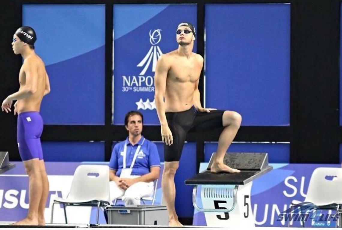 Universiade, Matteo Ciampi con il quinto tempo vola in finale nei 400 sl