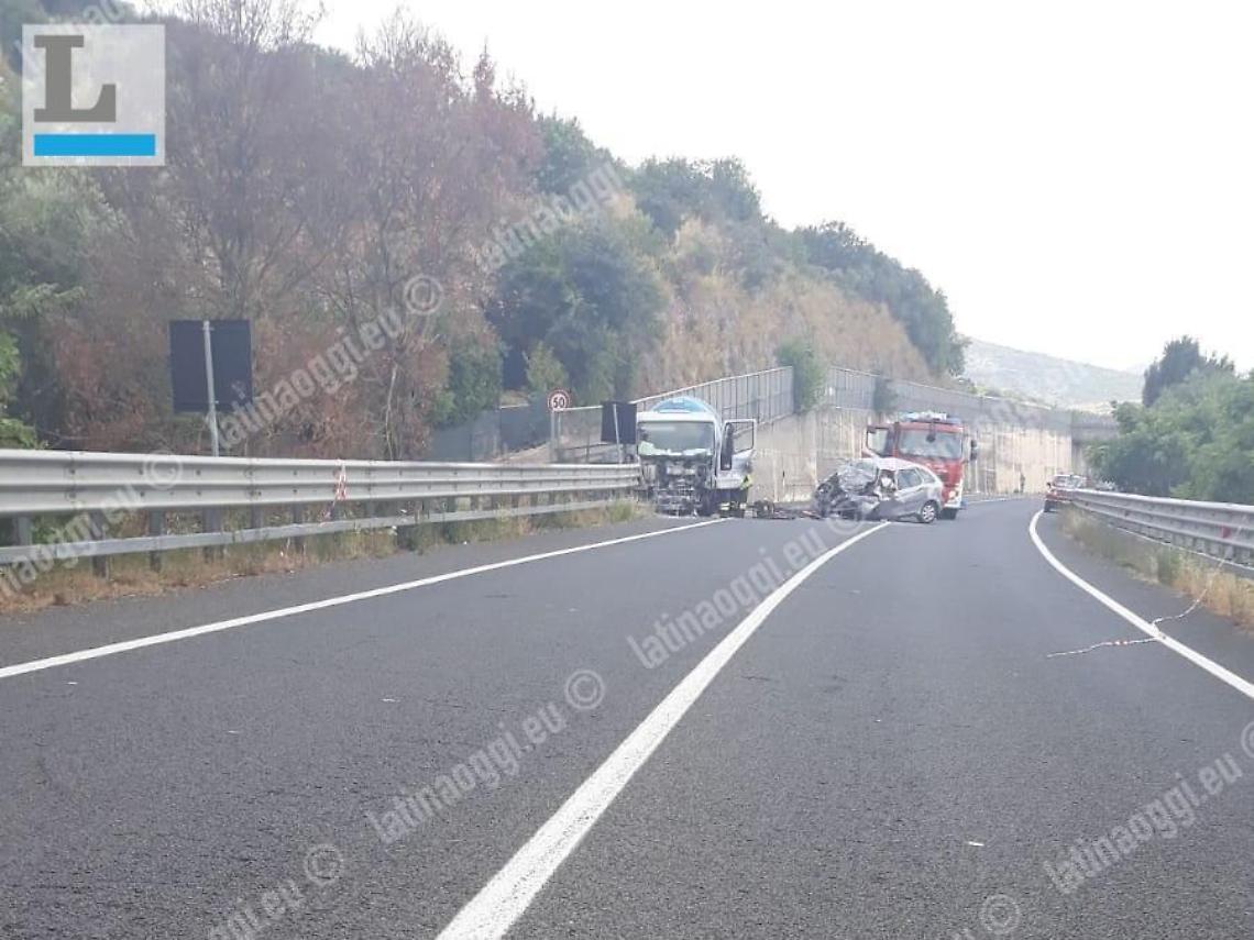 Tragedia a Sonnino, incidente sulla Frosinone - Mare: un morto