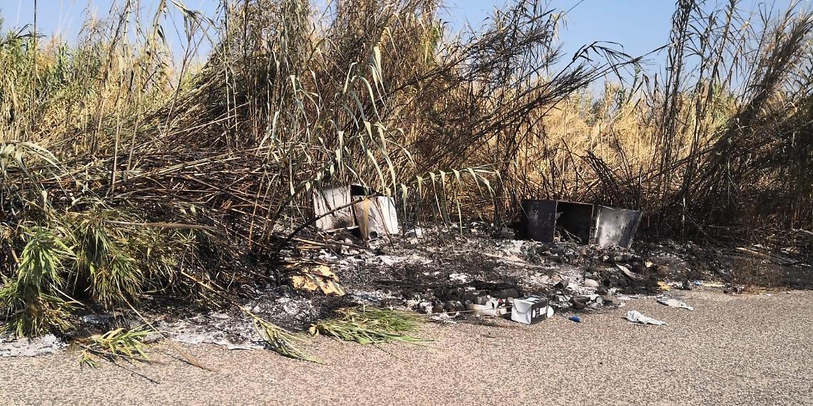 Incendi dolosi nell'area industriale di Mazzocchio, problema senza fine