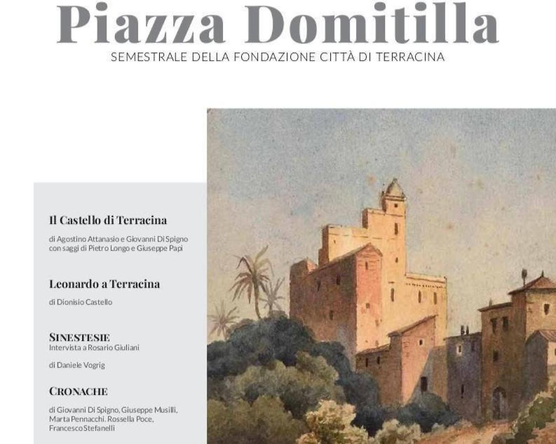 Nasce "Piazza Domitilla", la rivista della Fondazione Citt&agrave; di Terracina