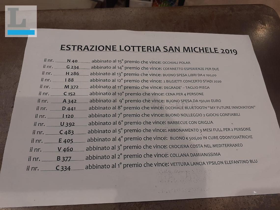 Lotteria di San Michele, estratti i biglietti vincenti