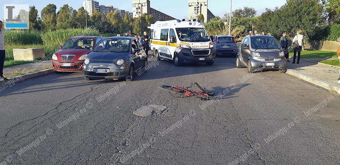 Latina, investito in bici da un'auto: grave bambino di 12 anni