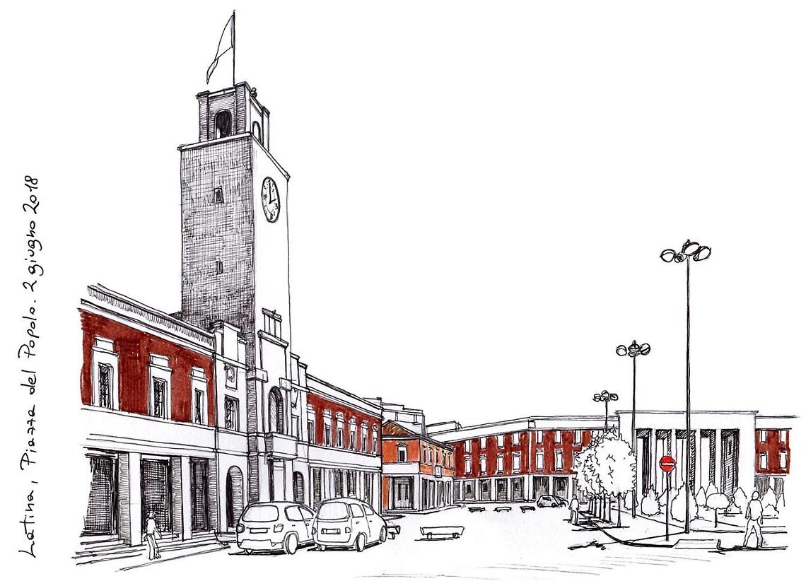 Lo sketcher pontino Giancarlo De Petris espone al “Carnet de voyage”