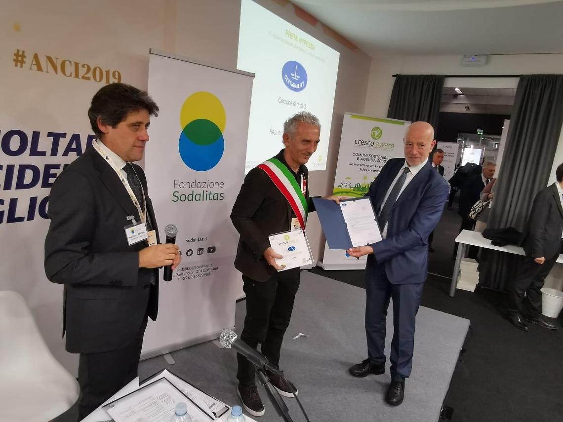 Il Comune di Latina premiato per il progetto Eco-scuole certificate