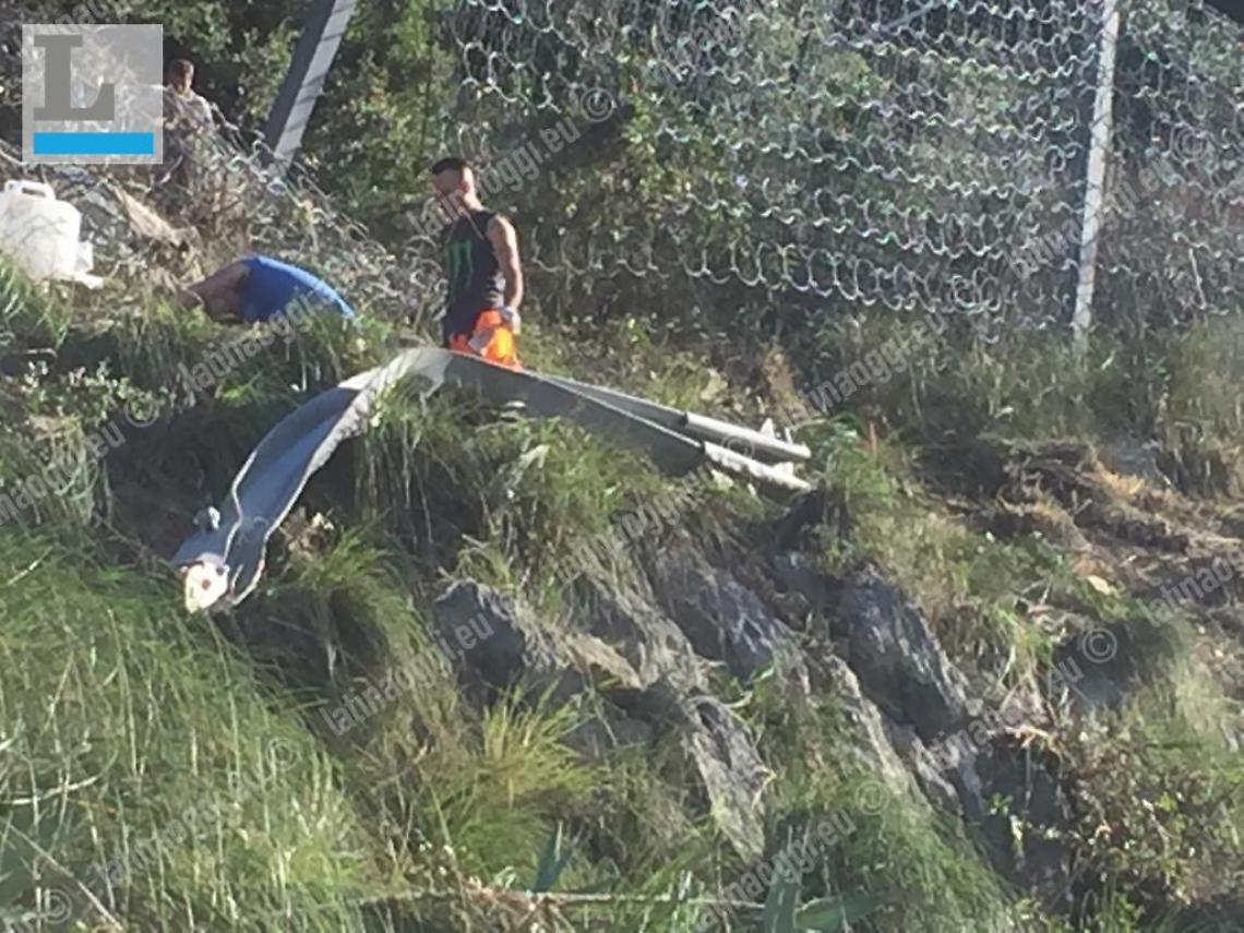 Dopo la frana, riaperta questo pomeriggio la via Norbana