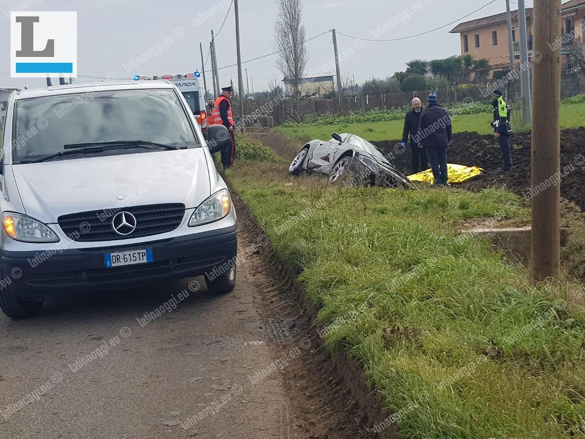 Incidente in via del Murillo a Sezze, morto un uomo di Sermoneta