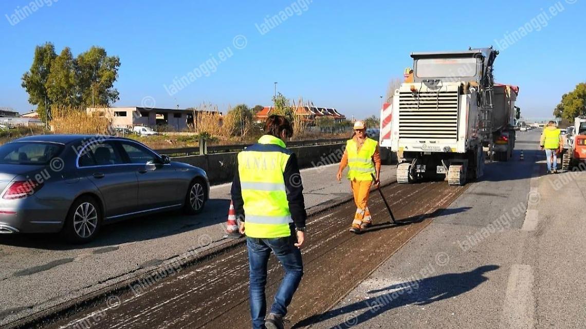 Nuovo asfalto per la Pontina, Anas annuncia altri lavori