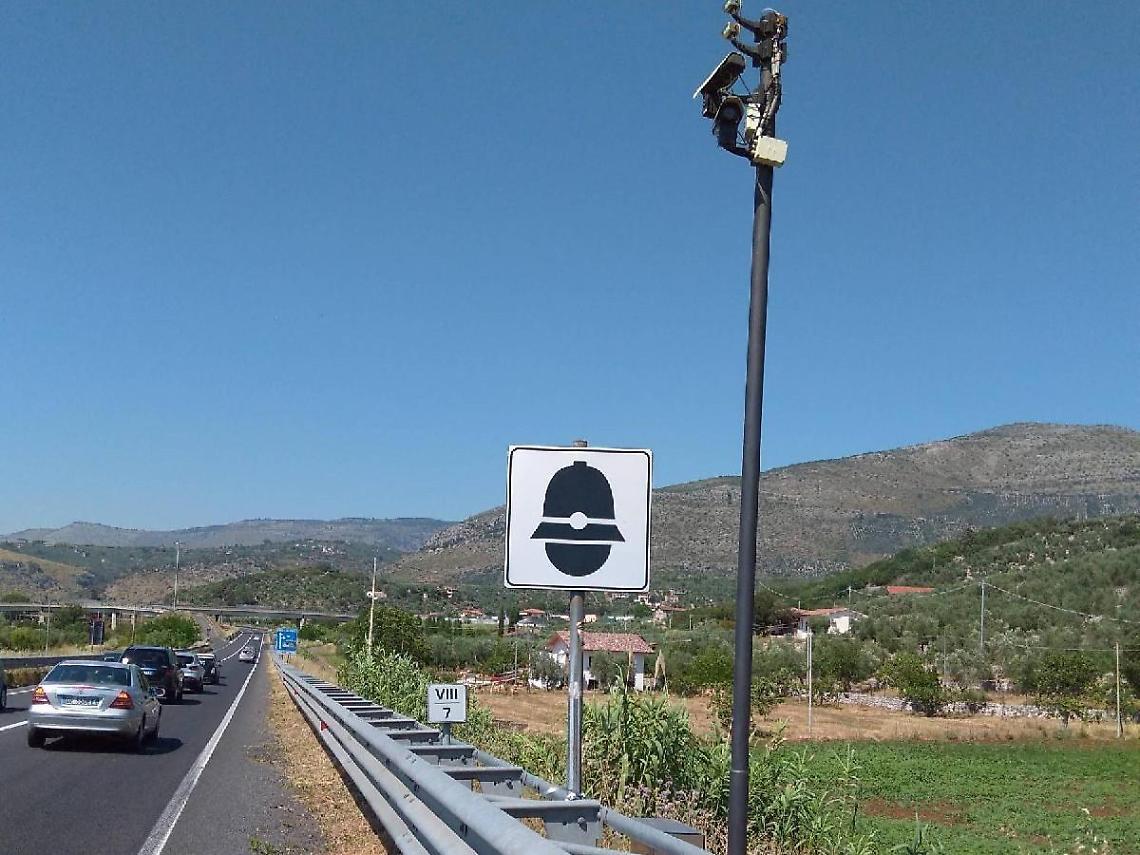 Sonnino, anche a gennaio l'autovelox sulla Frosinone-Mare sarà un tutor