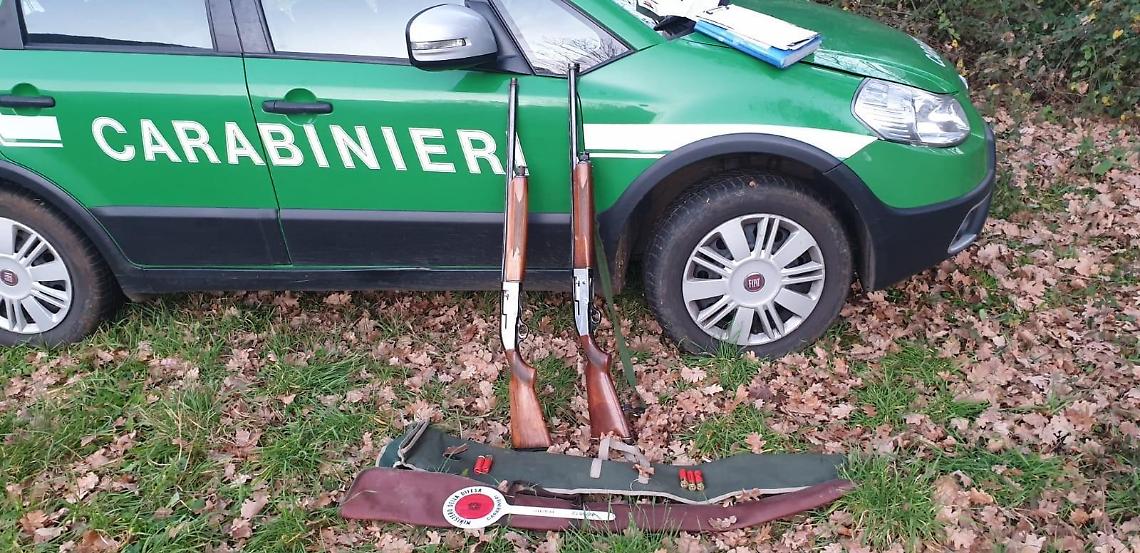 Sonnino, bracconaggio nel Parco dei monti Ausoni: denunciati in due