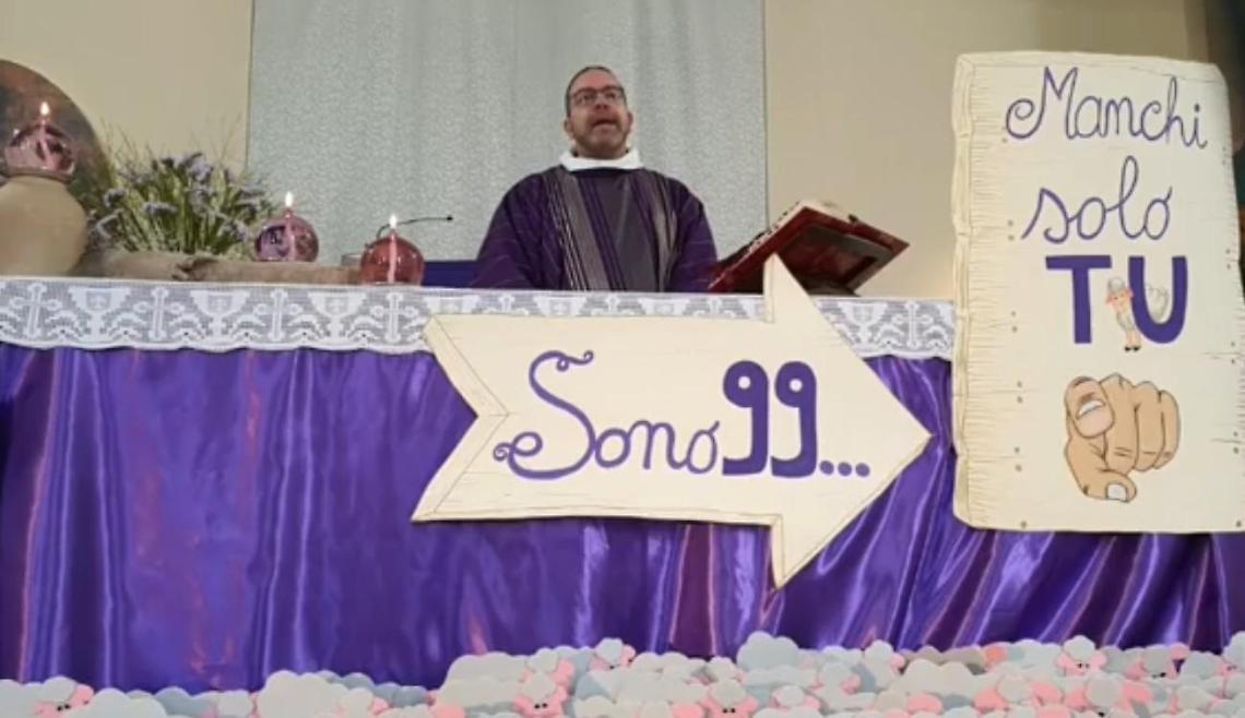 Messaggi di speranza e conforto alla popolazione: l'iniziativa di don Luca