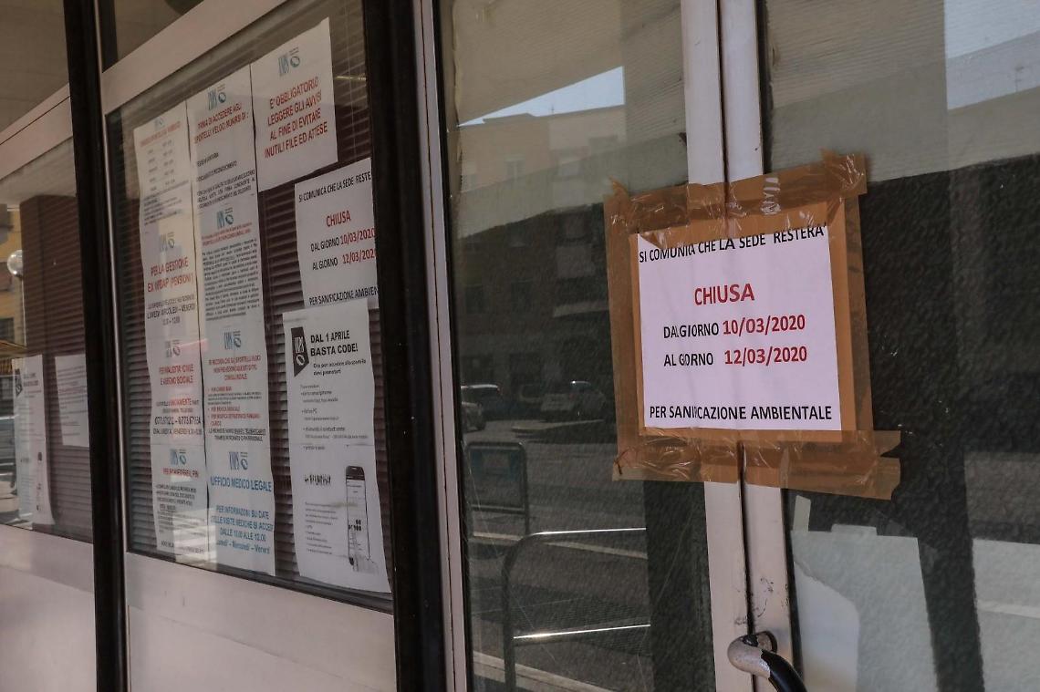 Coronavirus, altri casi di contagio all'Inps: un dipendente al Goretti