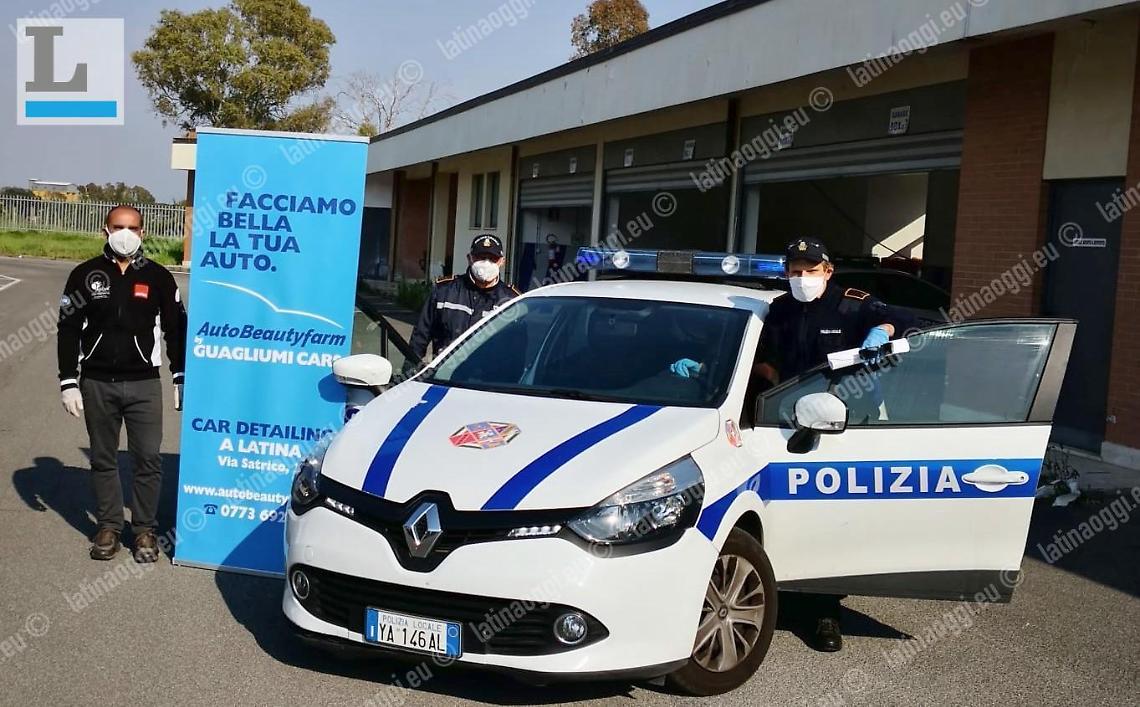 Guagliumi Cars, tutto il parco auto della polizia locale sanificato con l'ozono