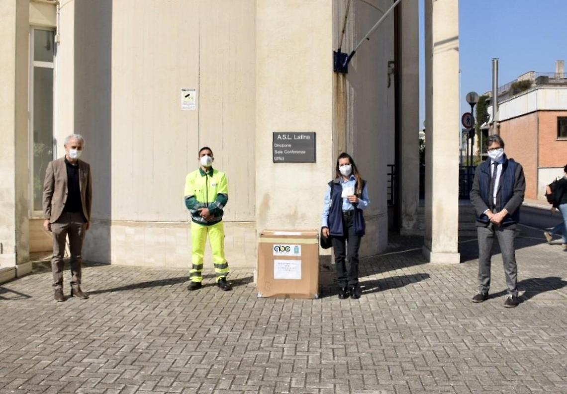 Coronavirus, ABC dona più di 1700 mascherine al Goretti