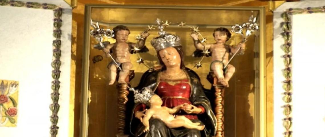 Rubata la collana d'oro della Madonna delle Grazie di Nettuno