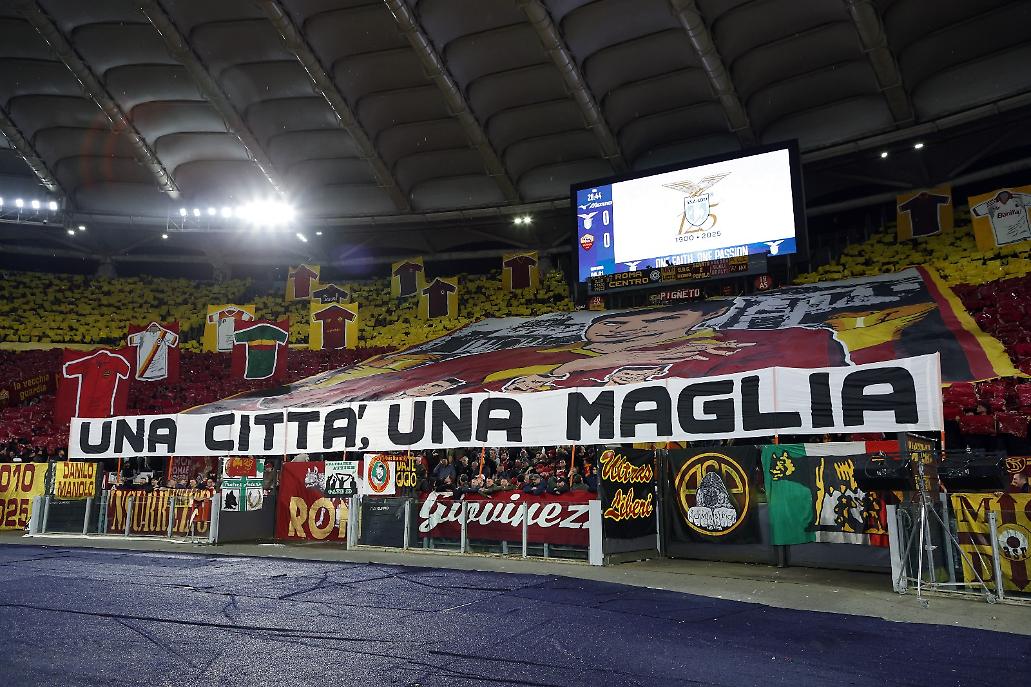 La coreografia della Curva Sud