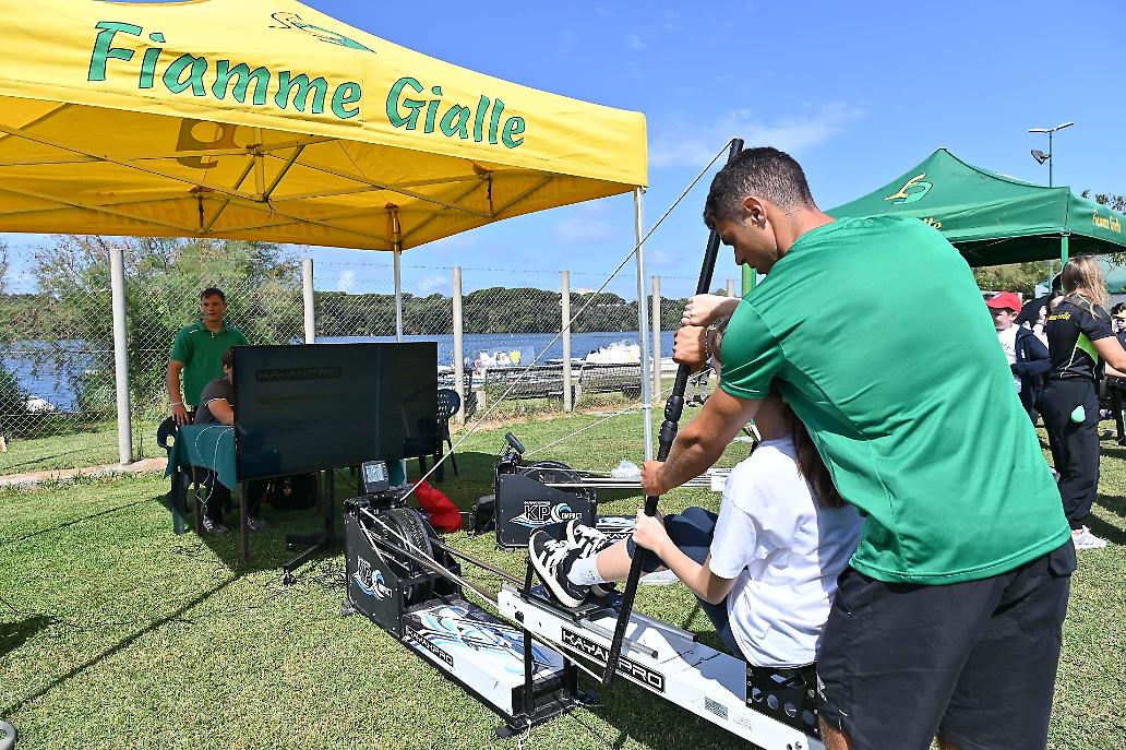 Le prove al remoergometro