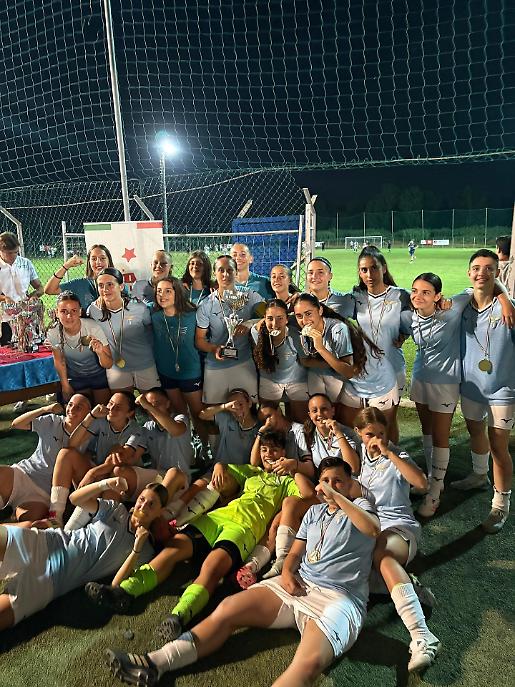 La squadra vincitrice, l'Under 17 femminile della Lazio