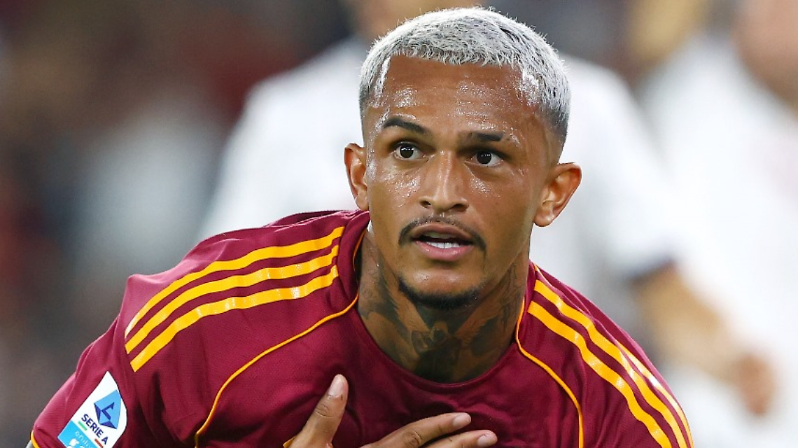 Wesley subito dopo il gol partita