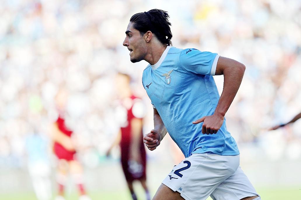 L'esultanza di Cancellieri dopo il 2-1