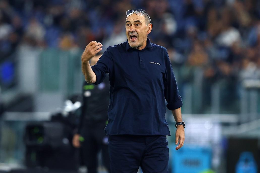 Le urla di Sarri dalla panchina