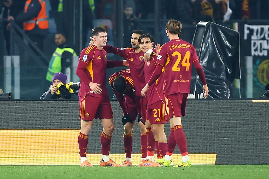 Esultanza della Roma