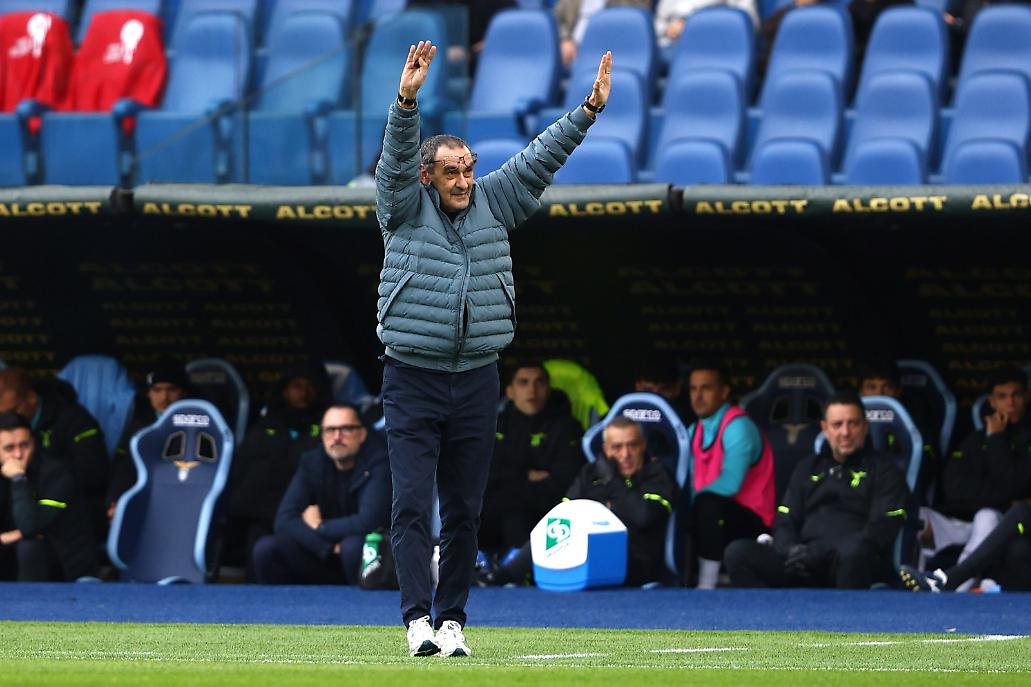 Sarri saluta la Curva Niord