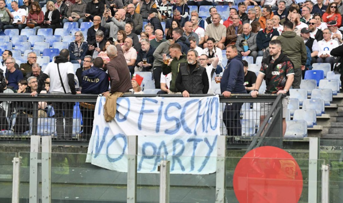 Lo storico striscione per Danilo Fischetti