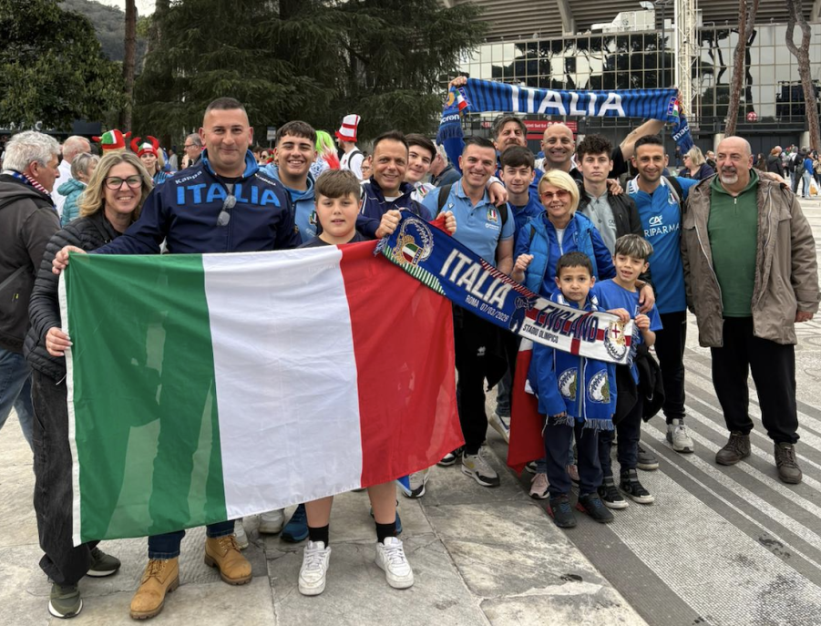 I tifosi del Rugby Club Aprilia